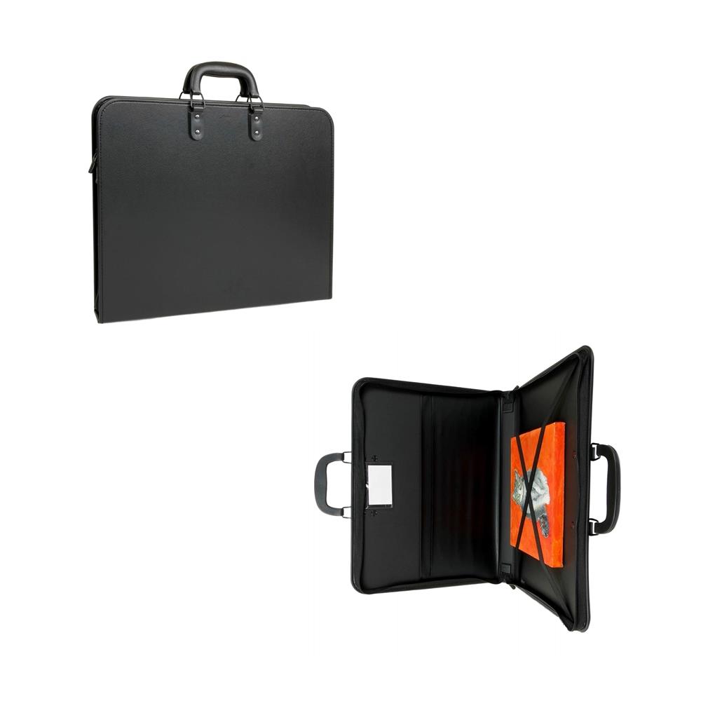 PU Leather Portfolio With Handle-5