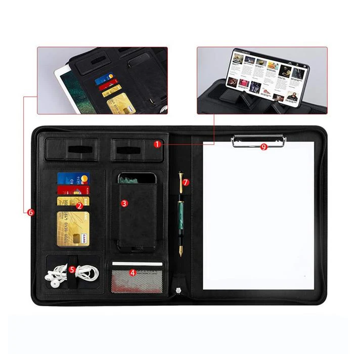 Leather document Organizer 4