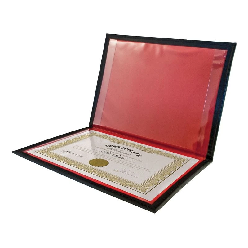 certificate holder cover