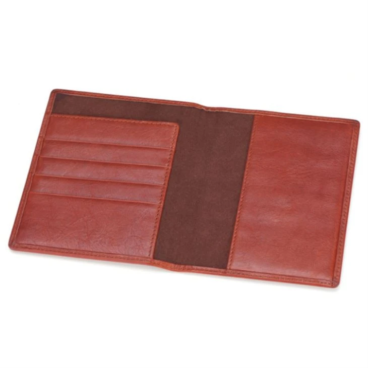 Brown Leather Passport Holder