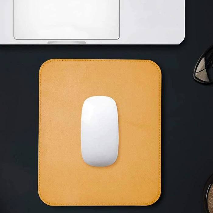 Double-Sided PU Leather Mouse Pad